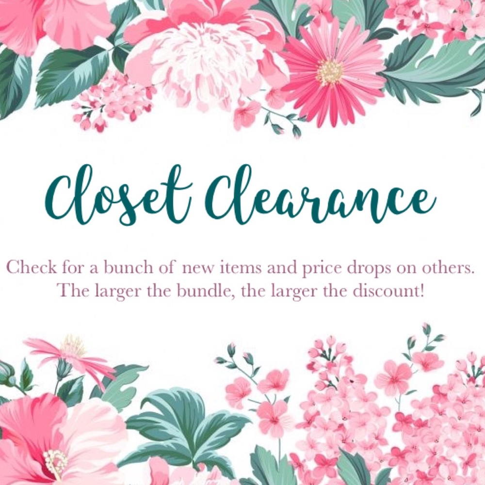 Closet Clearance